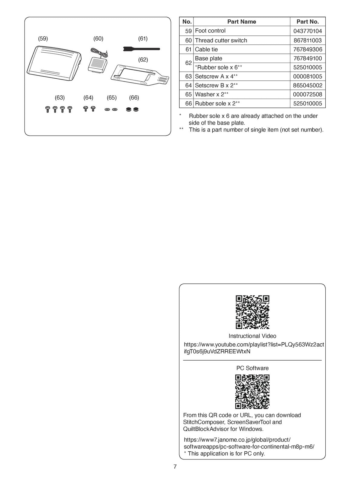 JANOME Continental M8 Professional Sewing Machine Instruction Book Manual