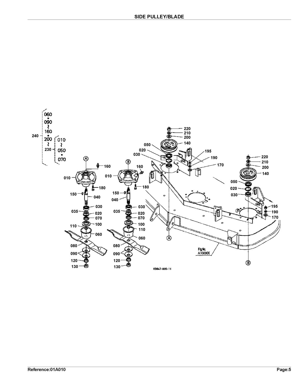 KUBOTA RCK72P-28Z Pro Parts Manual - STEEL WIRE BOUND - PROTECTIVE COVERS