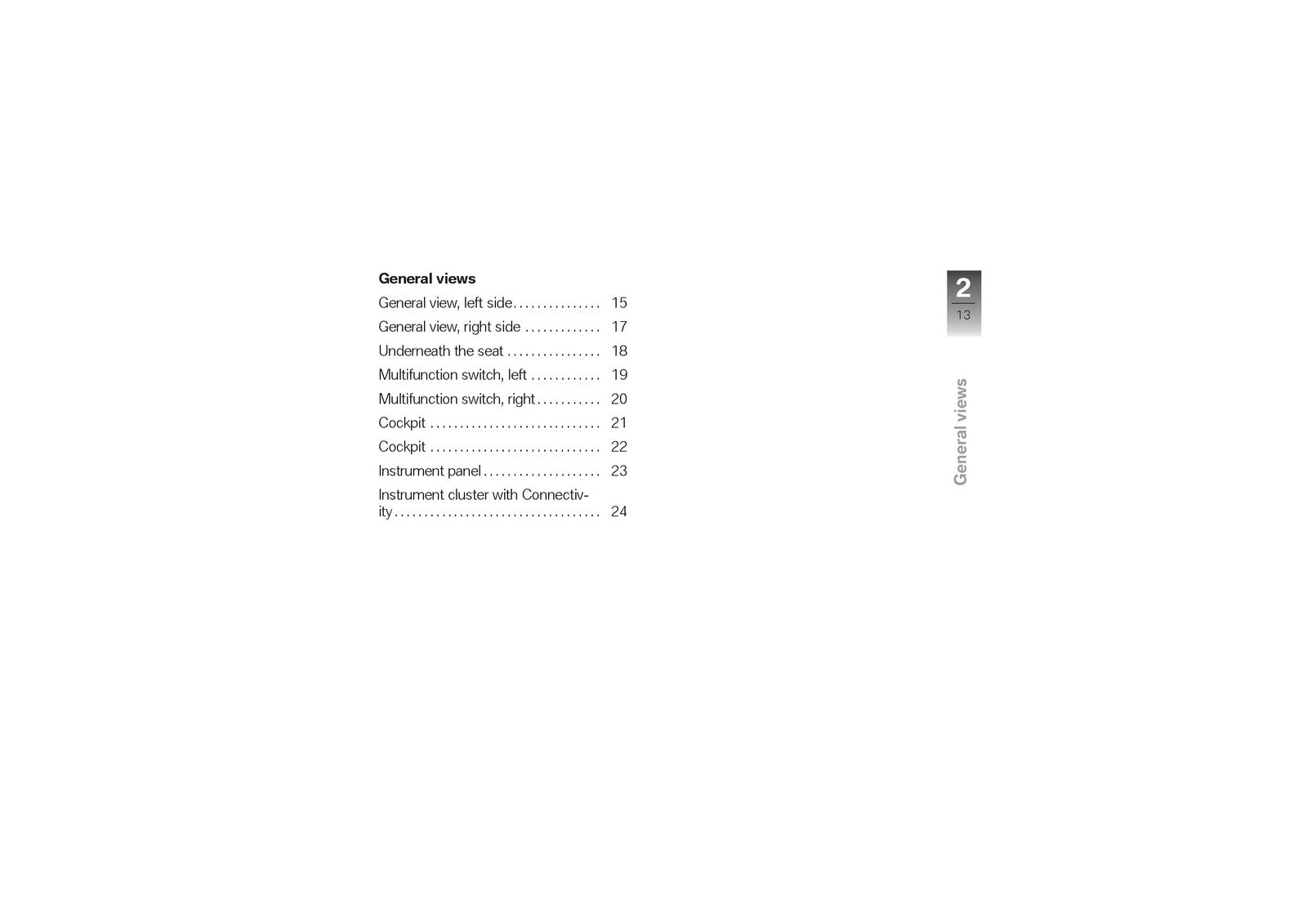 BMW C400X Scooter Owners Manual 2019 - STEEL WIRE BOUND - PROTECTIVE COVERS