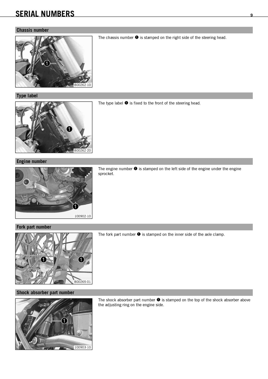 KTM 250 SX-F 250 XC-F Owners Manual 2012 - STEEL WIRE BOUND - PROTECTIVE COVERS