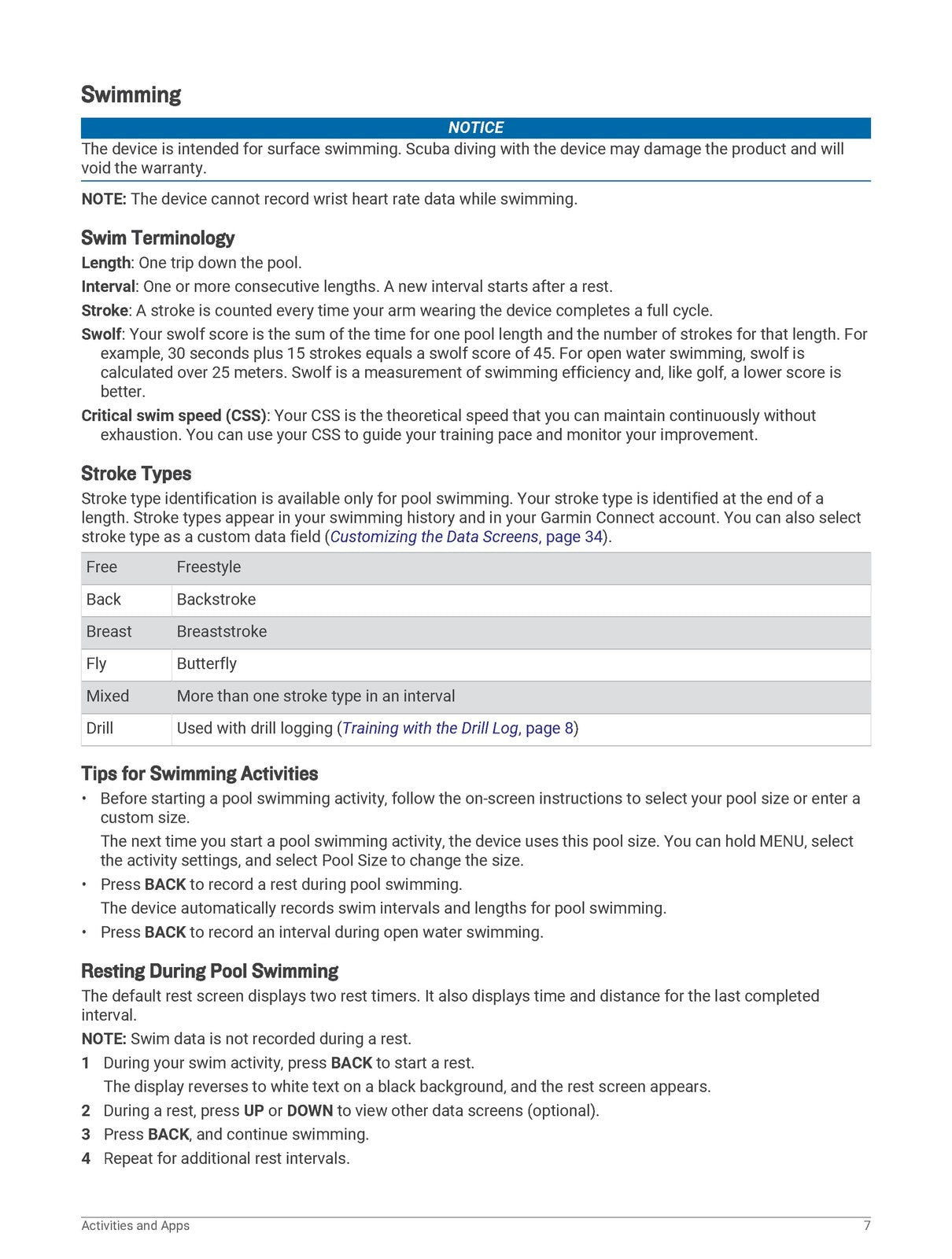 GARMIN Instinct Tactical Owners Manual 2019 - STEEL WIRE BOUND - TOUGH COVERS