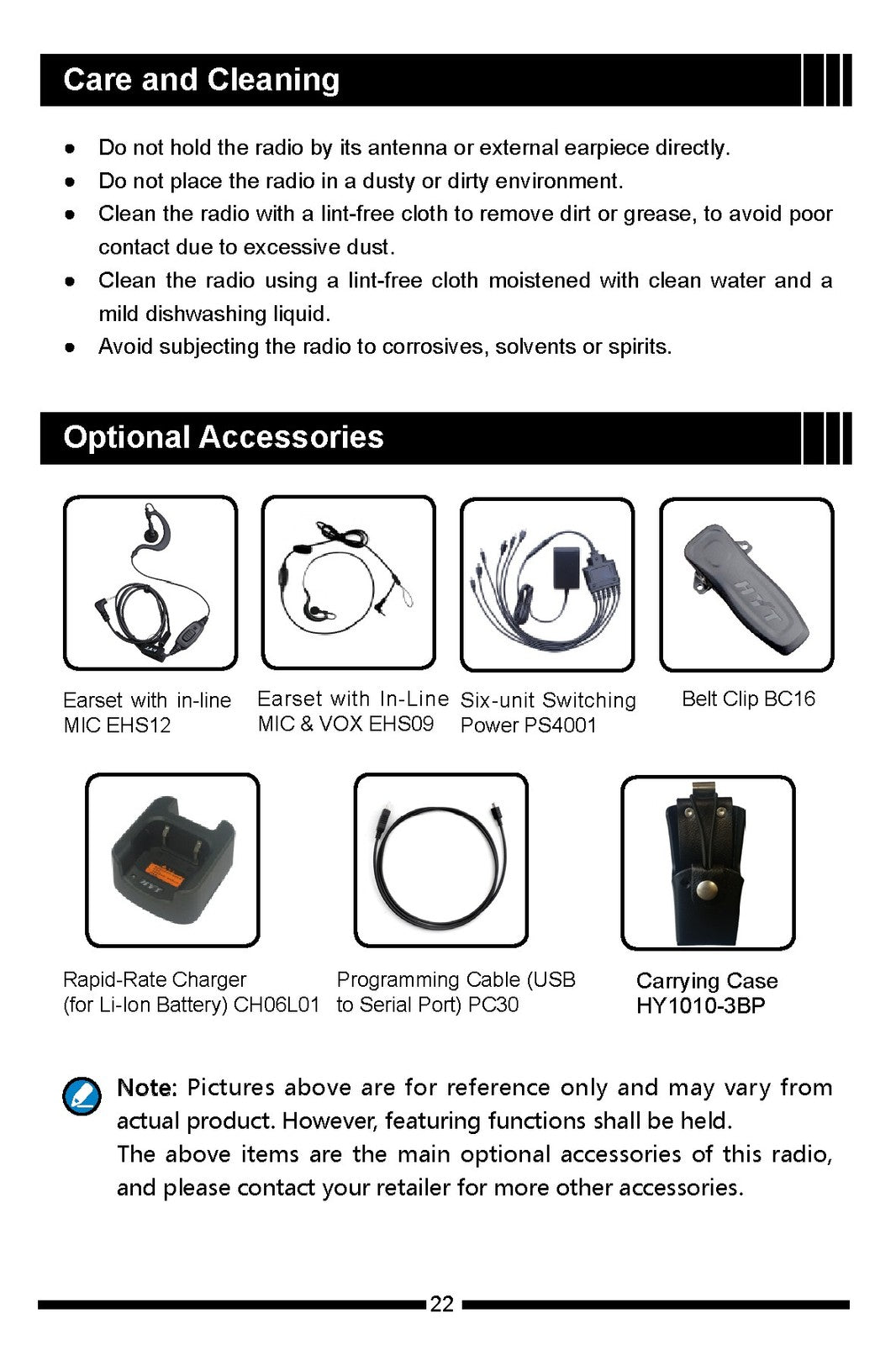 HYTERA TC-310 OBR Two-Way Radio Owners Manual 2015 - WIRE BOUND - TOUGH COVERS