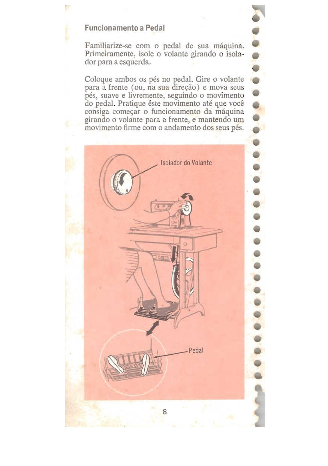 SINGER 666 Multiponto Sewing Machine Instruction Manual - WIRE BOUND - COVERS