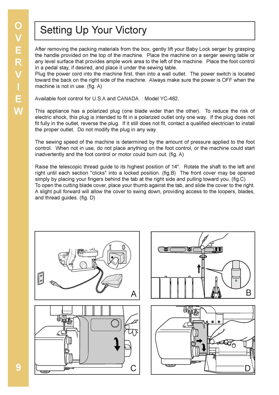 BABY LOCK Victory BLS3 Serger Instruction Manual - WIRE BOUND - TOUGH COVERS