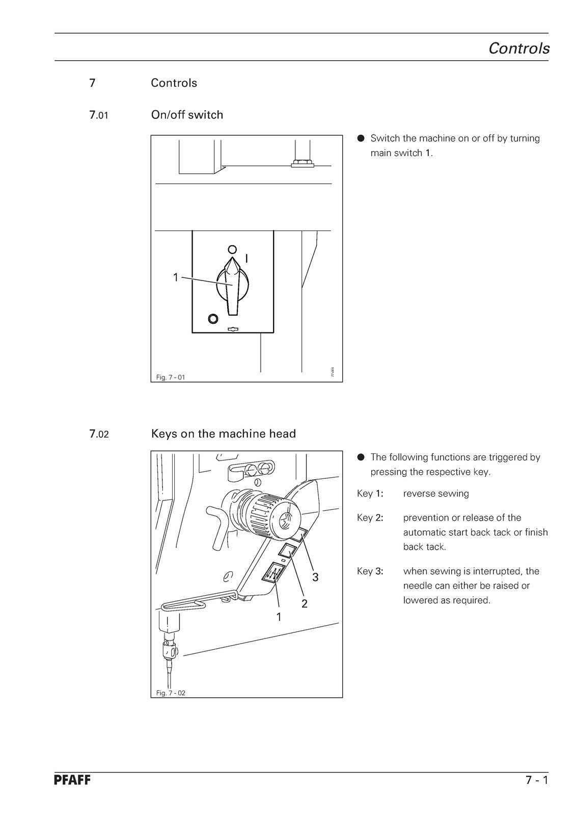 PFAFF 1181 1183 1181-D 1183-D Sewing Machine Instruction Manual - WIRE BOUND