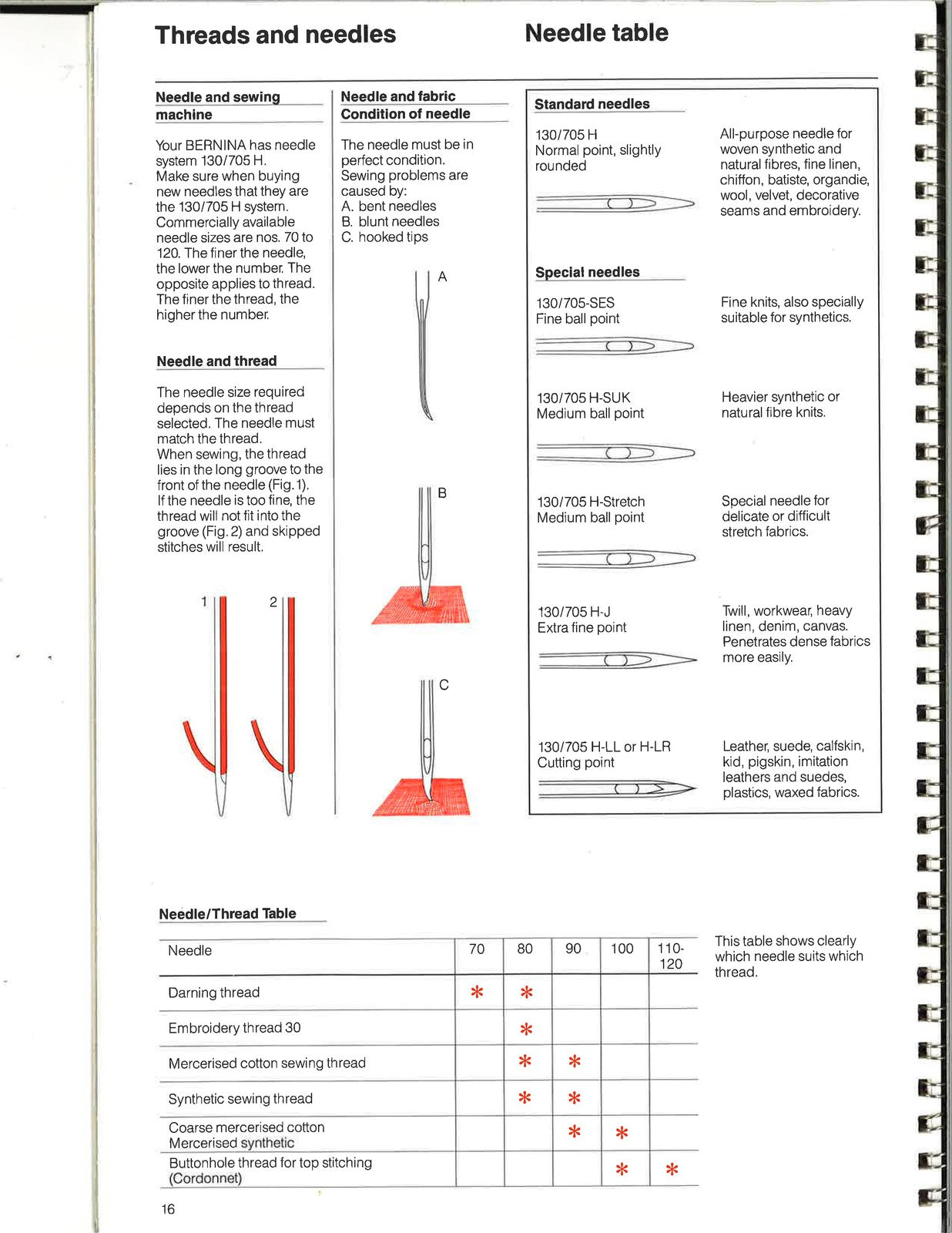 BERNINA 1010 My Bernina Guide Manual - STEEL WIRE BOUND - PROTECTIVE COVERS