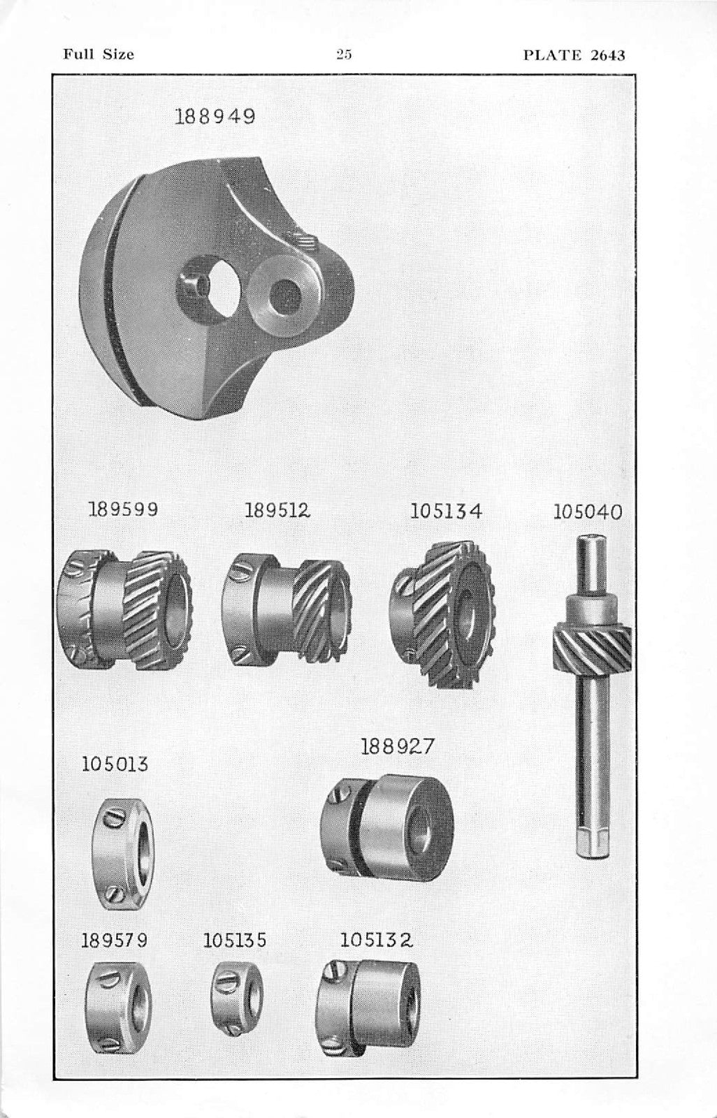 SINGER 206K42 206K43 Illustrated Parts List Manual - WIRE BOUND - TOUGH COVERS