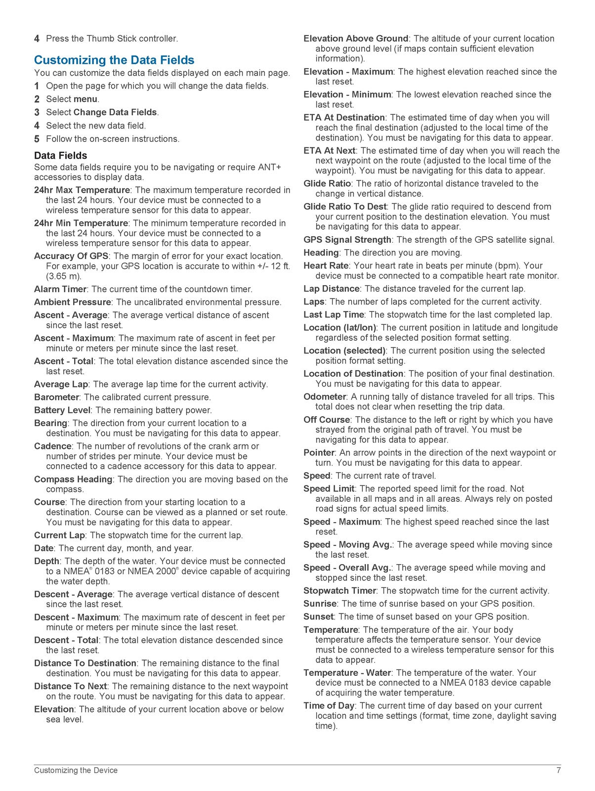 GARMIN eTrex 22x 32x GPS Owners Manual 2020 - STEEL WIRE BOUND - TOUGH COVERS