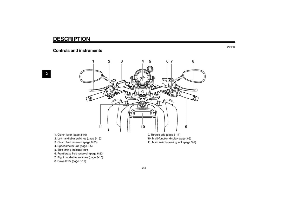 YAMAHA VMAX17 Owners Manual 2009 - STEEL WIRE BOUND - PROTECTIVE COVERS