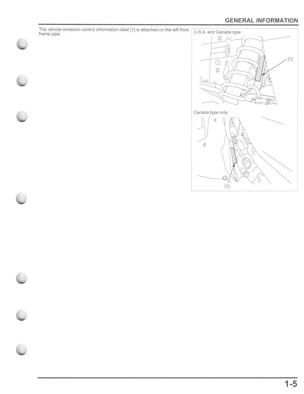 HONDA TRX500 Foreman 500 ATV Service Manual 2012 - BOUND - COVERS - XL FOLDOUTS