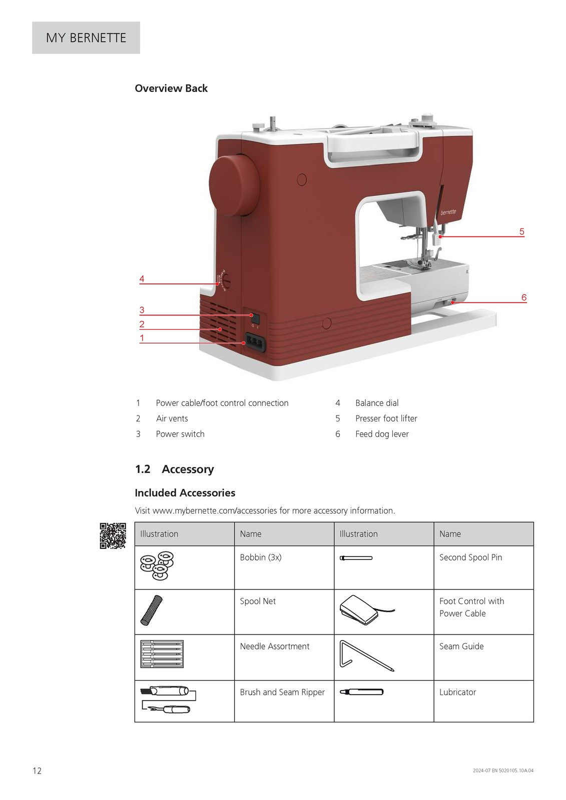 BERNINA Bernette B05 Crafter Sewing Machine User Manual 2024 - WIRE BOUND