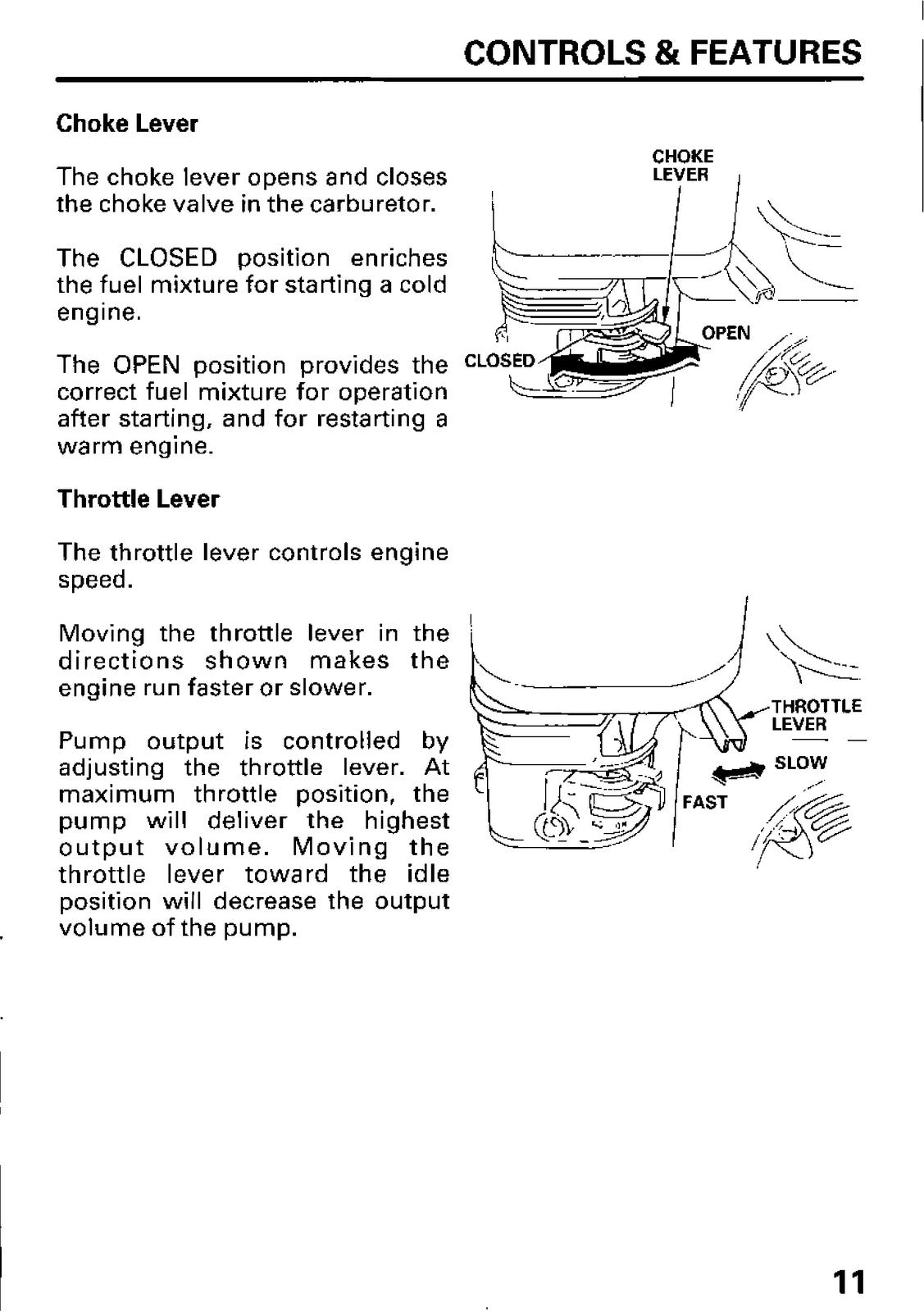 HONDA Water Pump Owners Manual - STEEL WIRE BOUND - PROTECTIVE COVERS