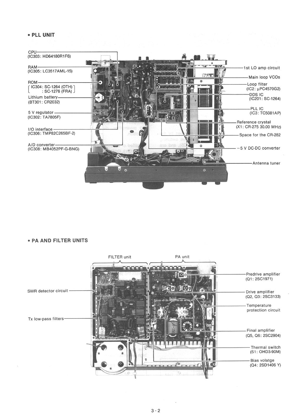 ICOM IC-737A HF Transceiver Service Manual - BOUND - COVERS - XL FOLDOUT PAGES