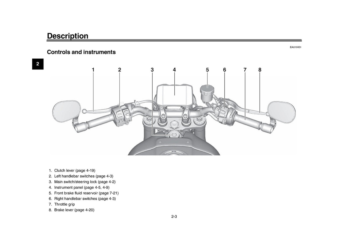 YAMAHA XSR900 Motorcycle Owners Manual 2022 - STEEL WIRE BOUND - TOUGH COVERS