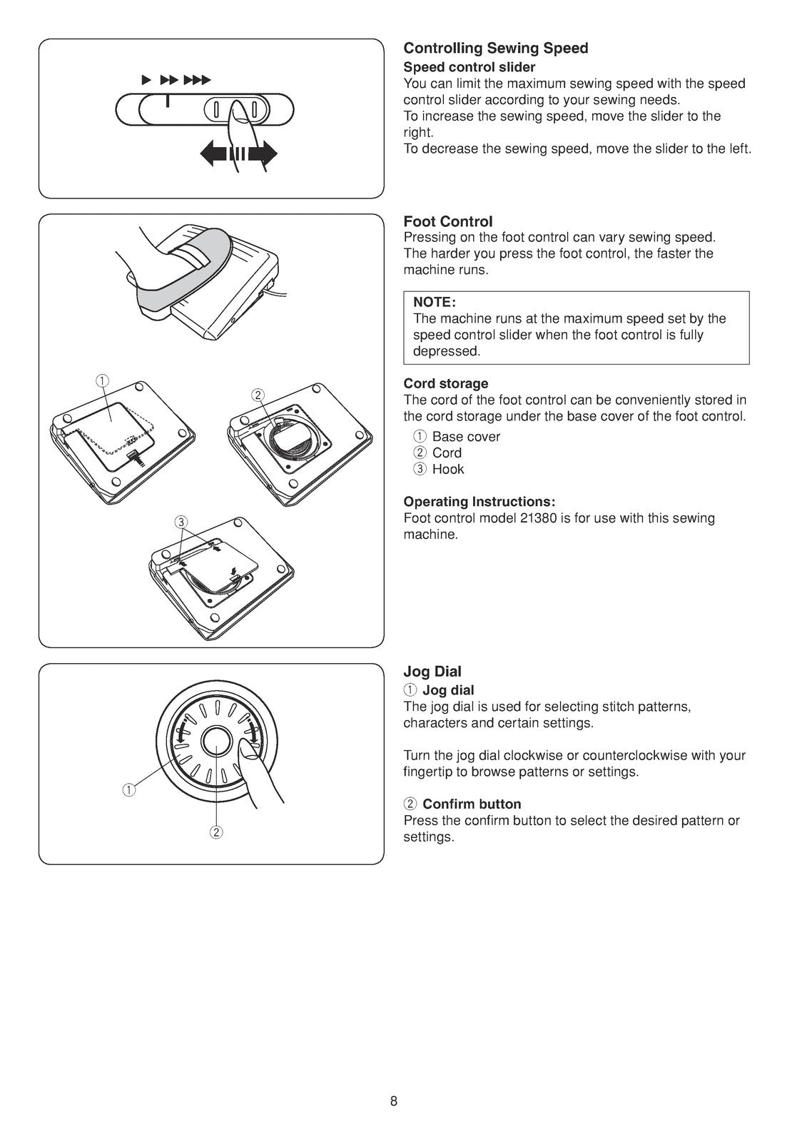 JANOME Horizon Memory Craft Special Edition 8900QCP Instruction Manual - BOUND