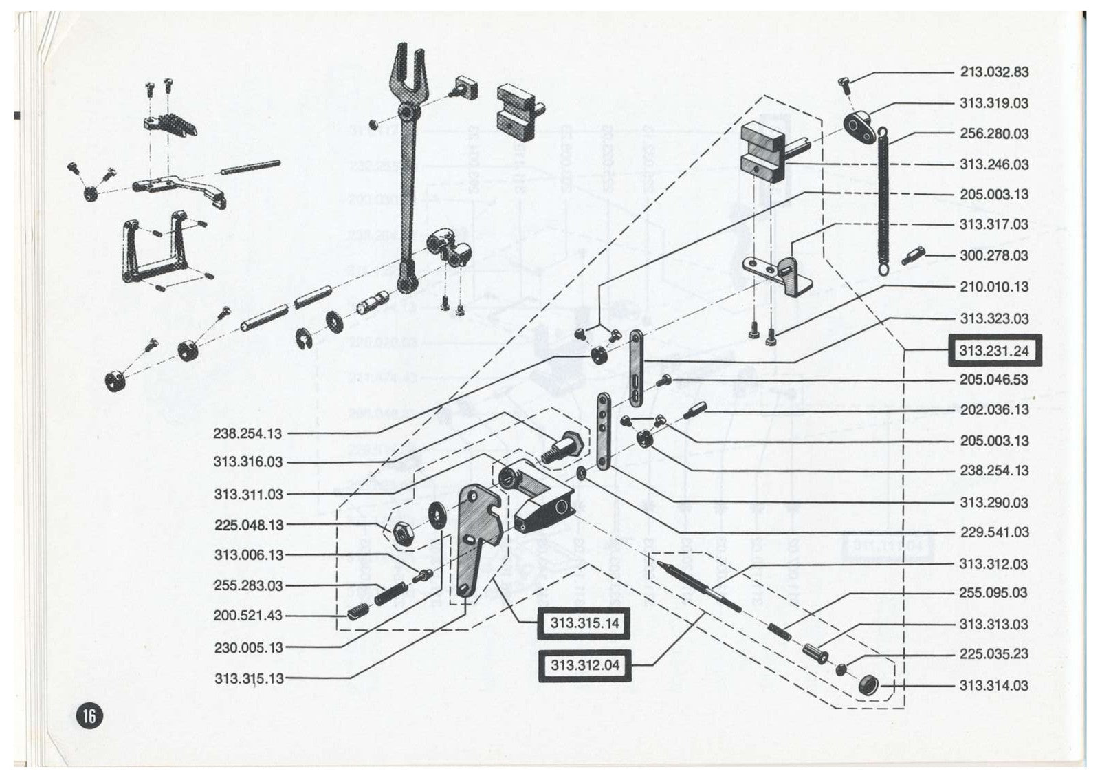 BERNINA 807 808 809 Sewing Machine Illustrated Parts Manual - WIRE BOUND