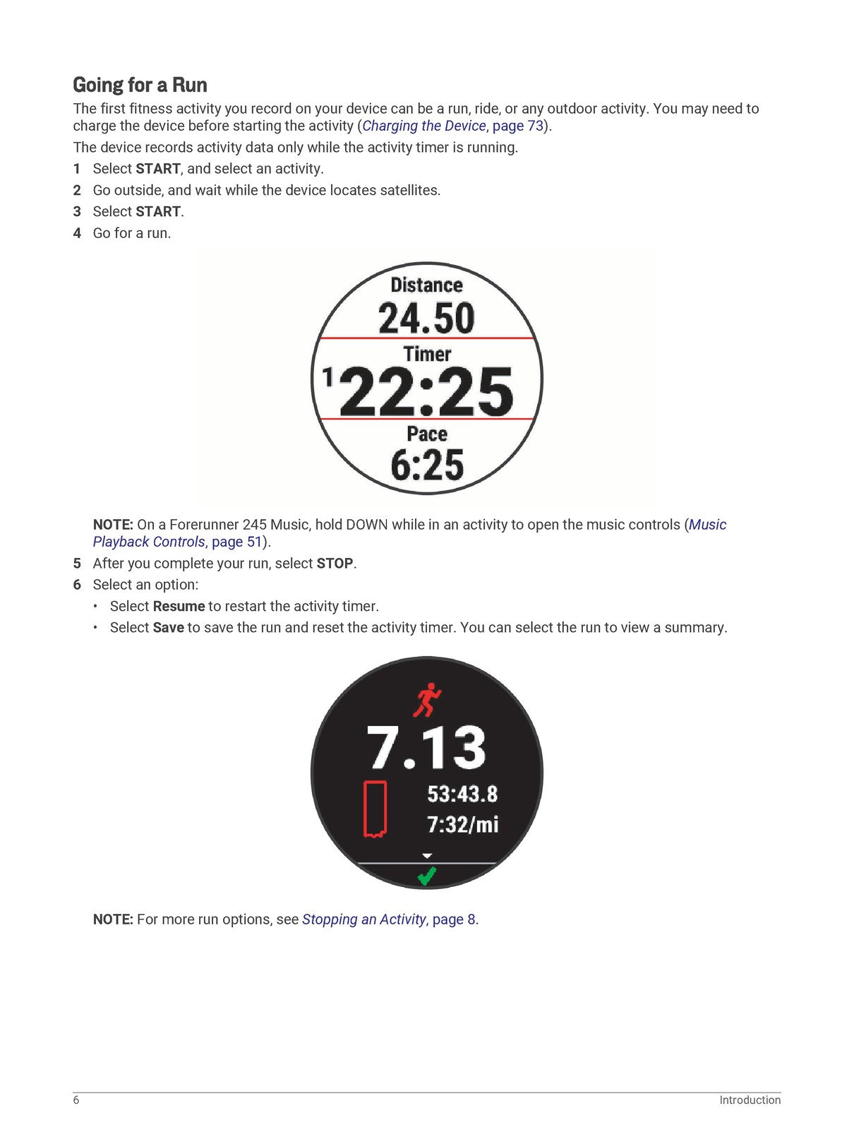 GARMIN Forerunner 245 245 Music Owners Manual 2019 - WIRE BOUND - TOUGH COVERS