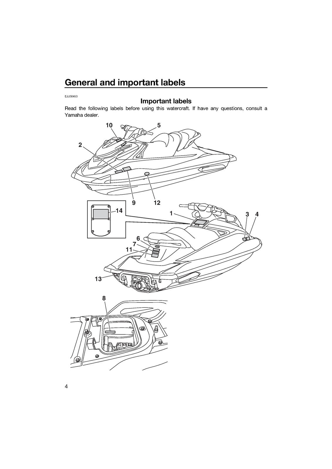 YAMAHA 2015 WaveRunner VXS VXR Owners Operators Manual - WIRE BOUND - COVERS