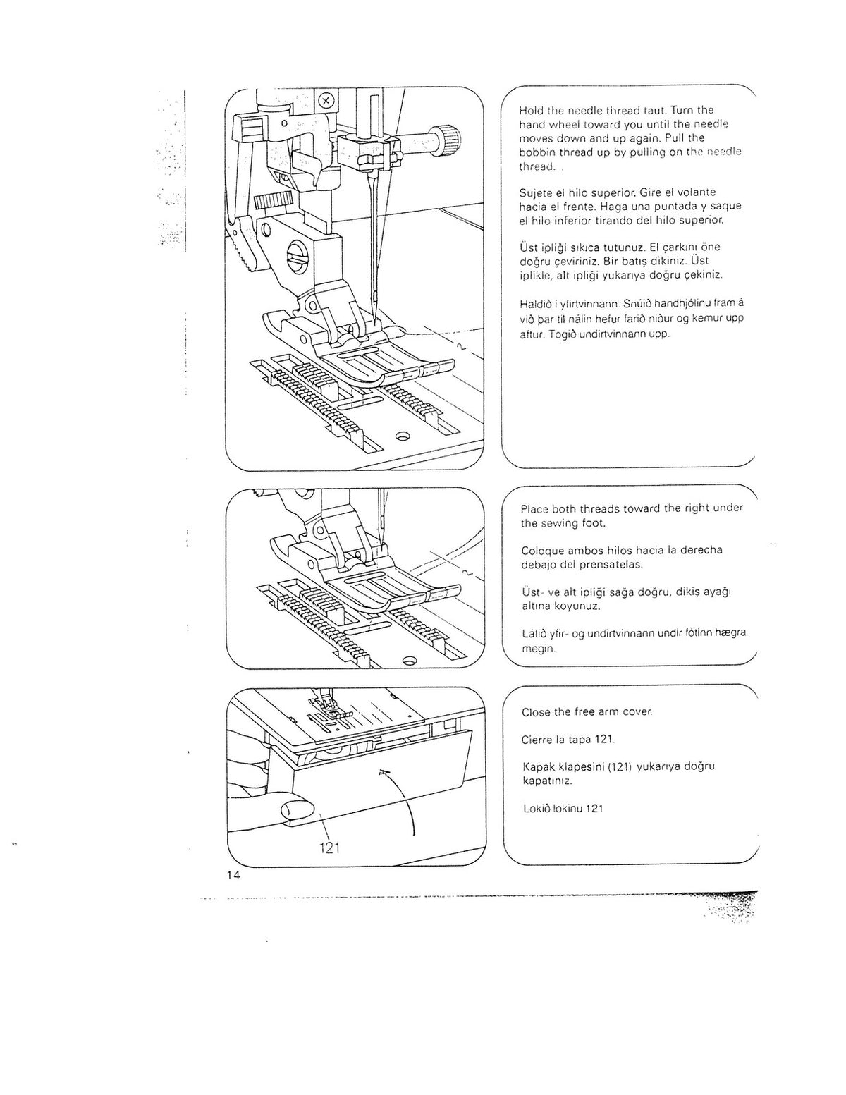 BERNINA Tiptronic 1171 Sewing Machine Instruction Manual - WIRE BOUND - COVERS