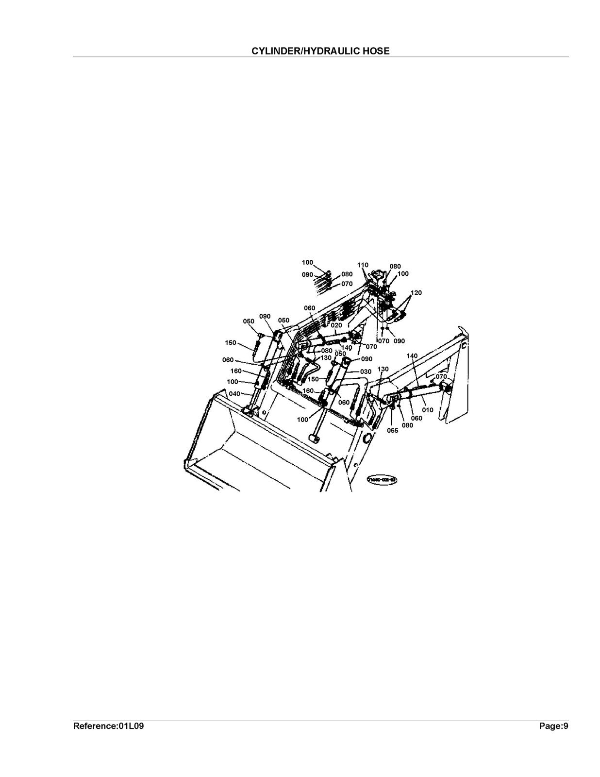KUBOTA TL420 Loader Illustrated Parts List Manual - WIRE BOUND - TOUGH COVERS