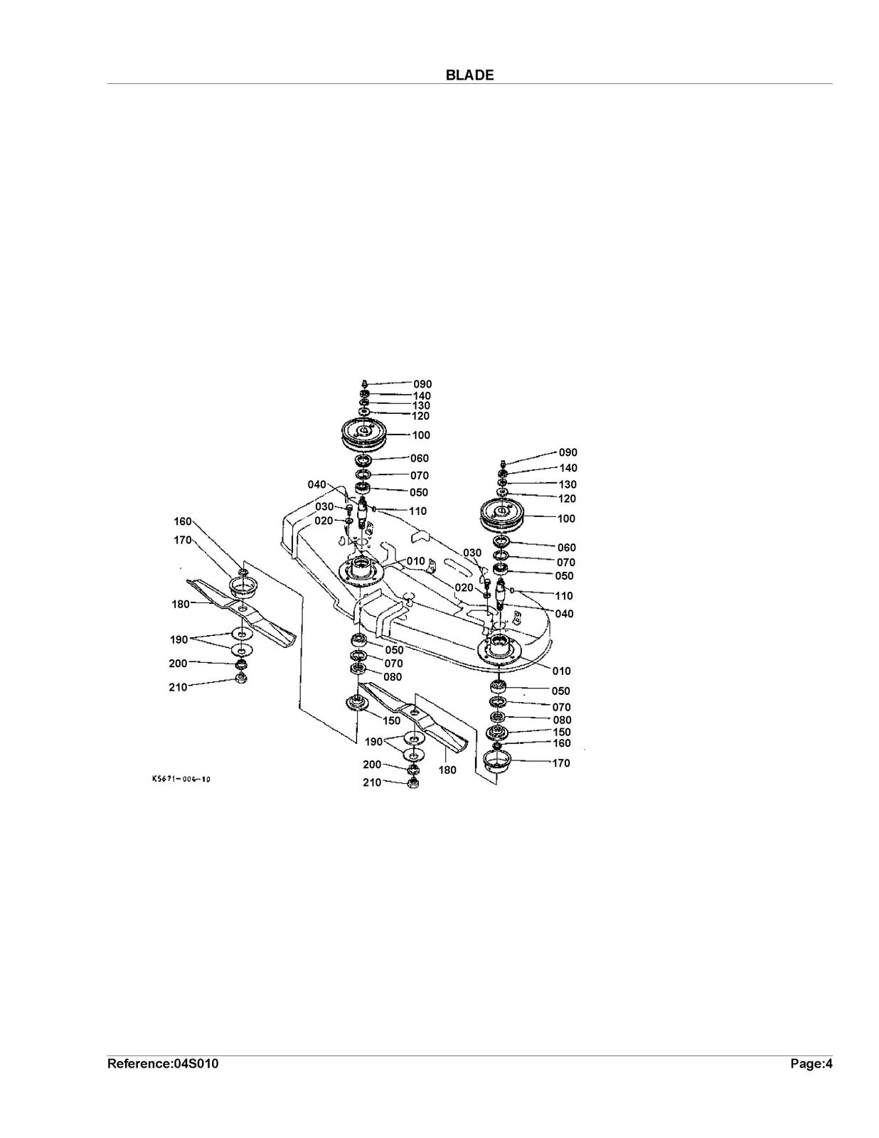 KUBOTA RC72-F30 Parts Manual - STEEL WIRE BOUND - PROTECTIVE COVERS