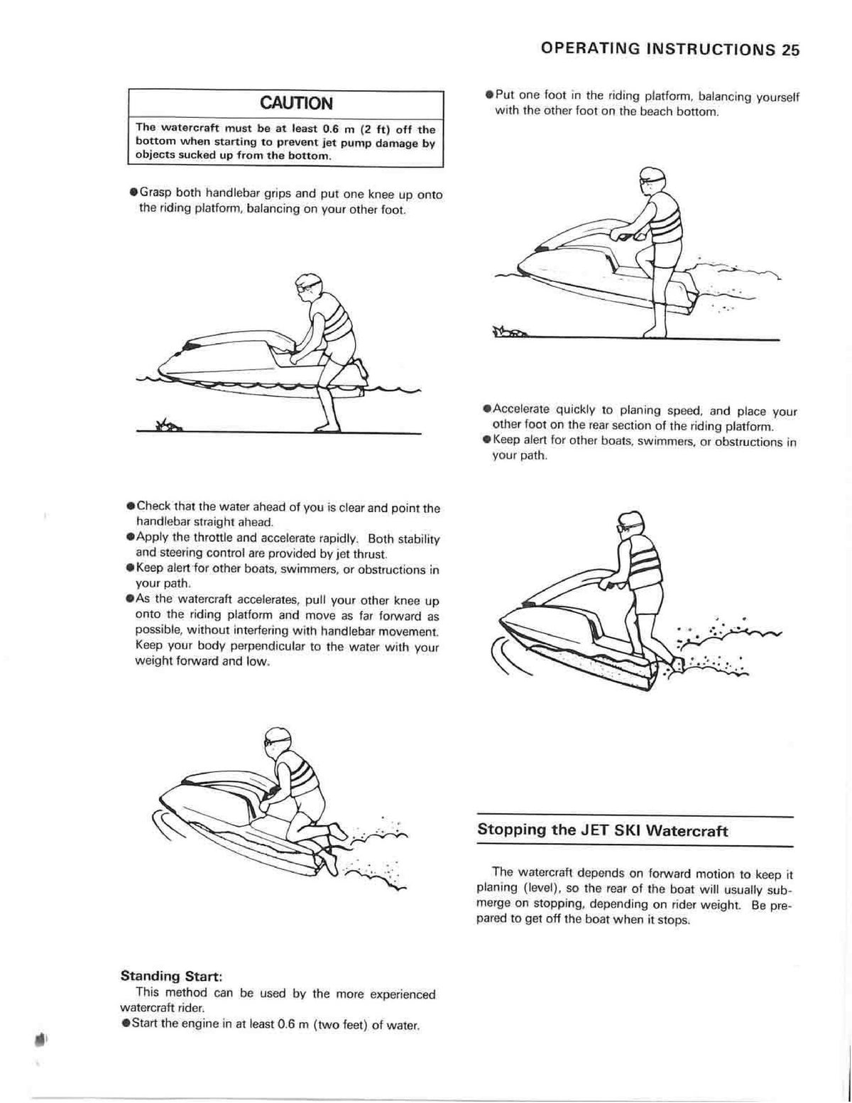 KAWASAKI Jet Ski 750SX Owners Manual 1994 - STEEL WIRE BOUND - PROTECTIVE COVERS