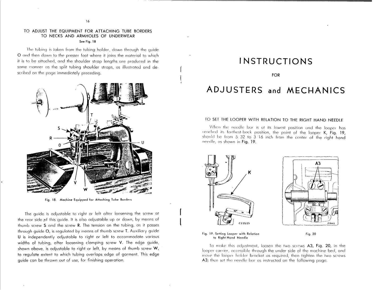 SINGER 247-2 247-3 Sewing Machine Service Manual - WIRE BOUND - TOUGH COVERS