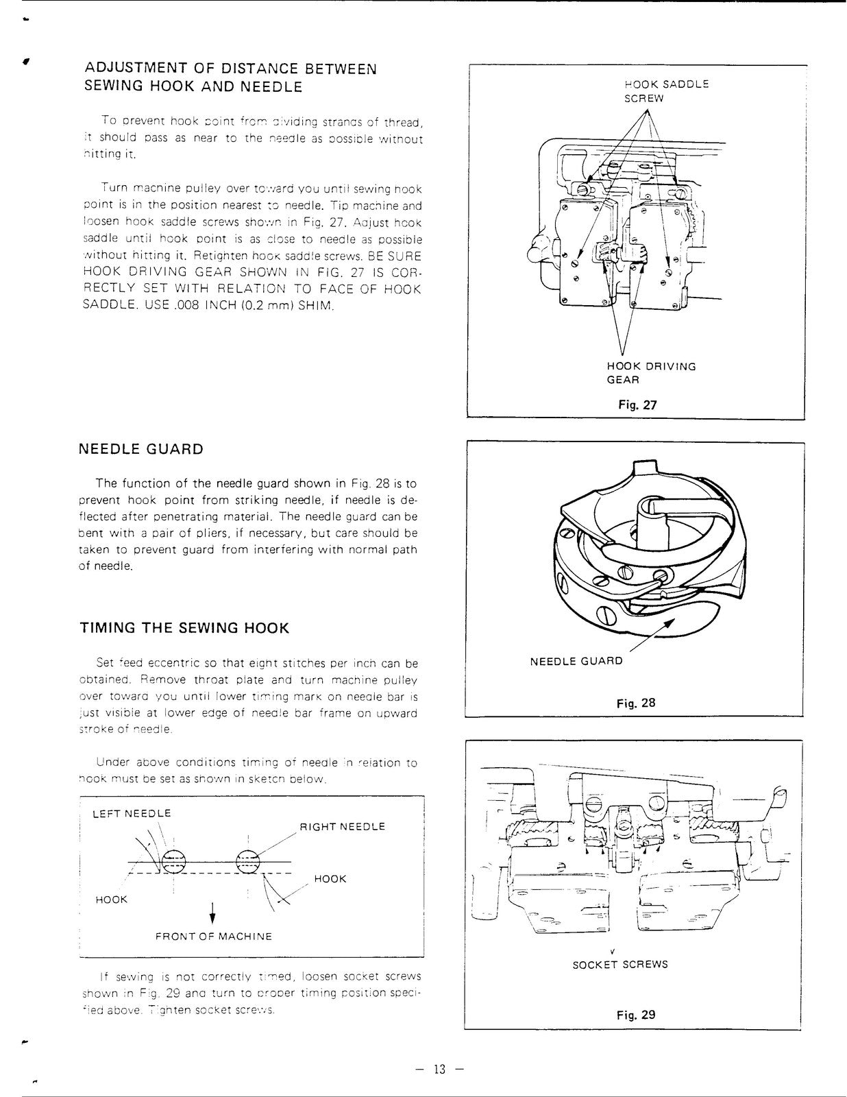 SINGER 212U141 Sewing Machine Service Manual - STEEL WIRE BOUND - TOUGH COVERS