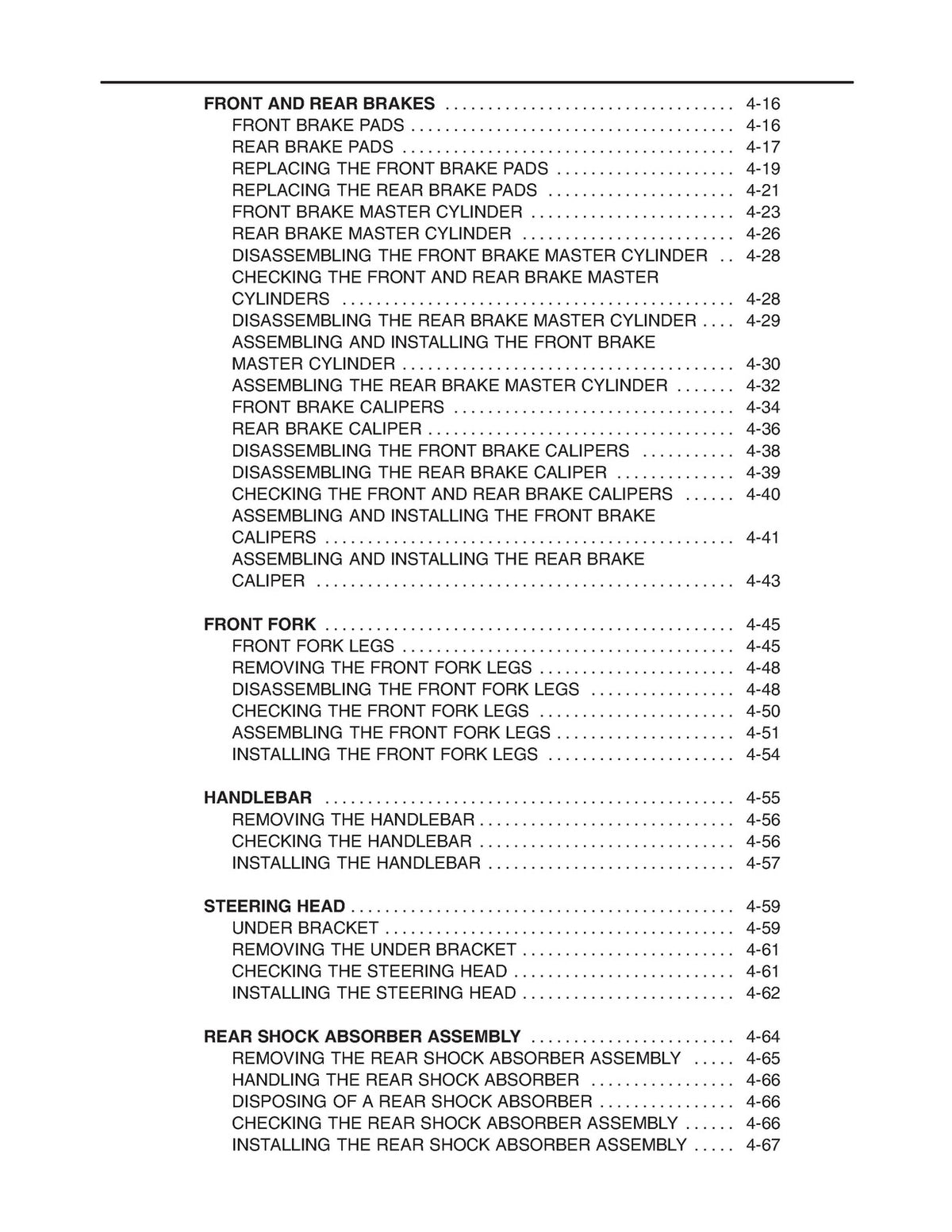 YAMAHA FZ6-SS FZ6-SSC Service Manual 2003 - BOUND - COVERS - XL FOLDOUT PAGES