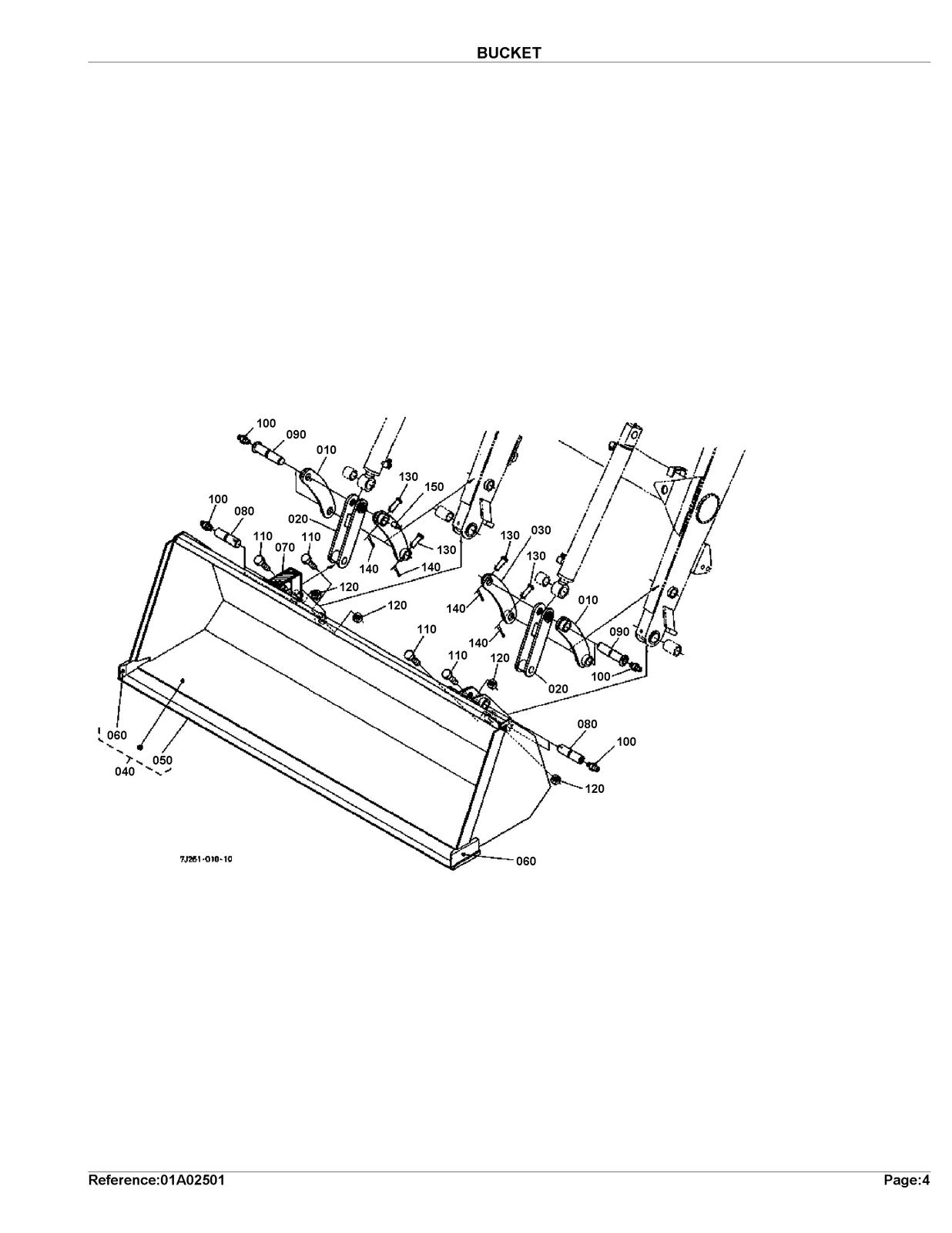KUBOTA LA852 Loader Illustrated Parts List Manual - WIRE BOUND - TOUGH COVERS
