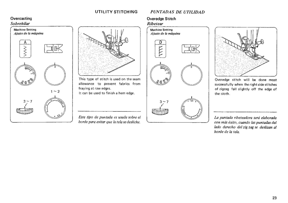 ALFA 393 Sewing Machine Instruction Book Manual - WIRE BOUND - TOUGH COVERS