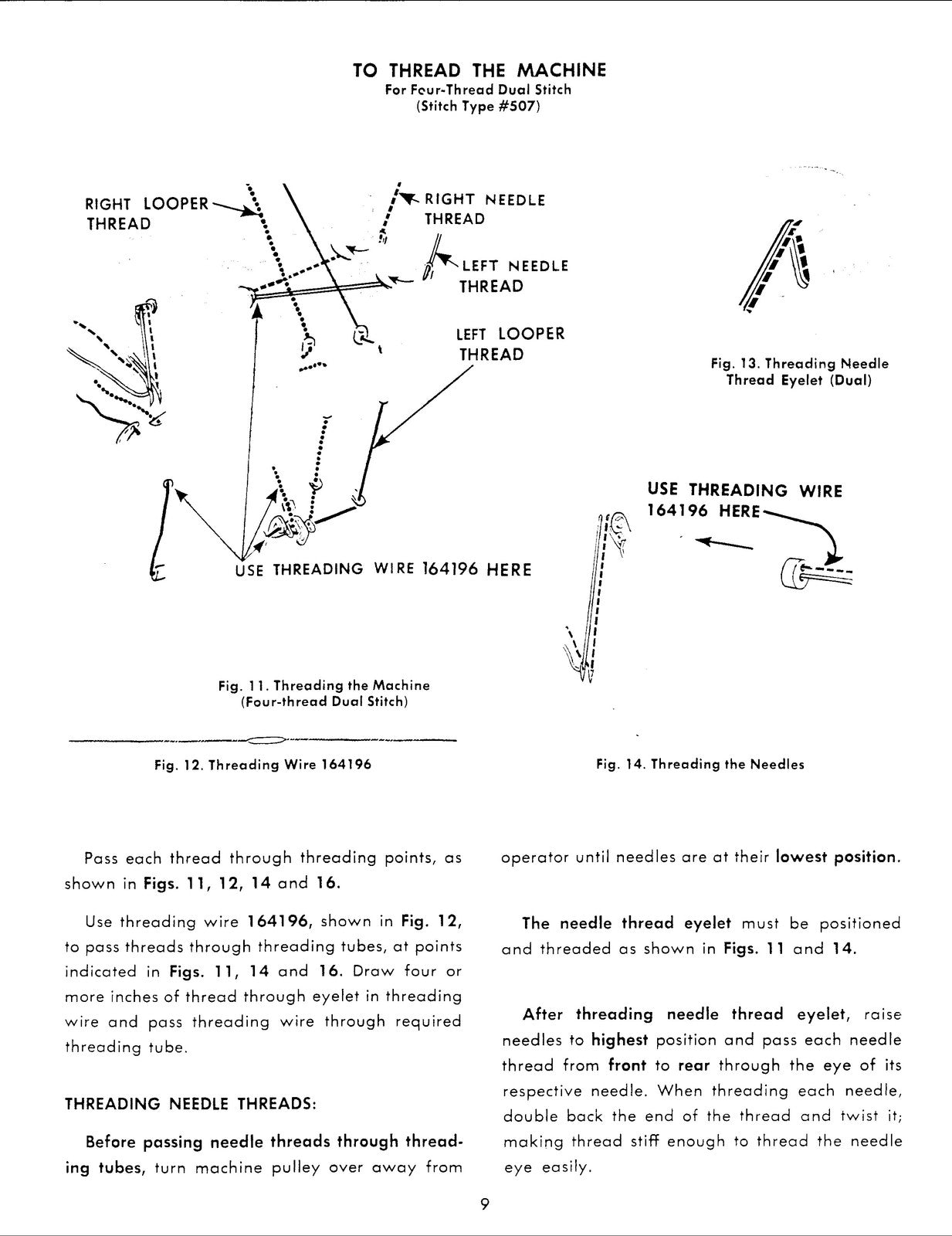SINGER 246K50 246K51 Overedging Service And Parts Manual - WIRE BOUND - COVERS