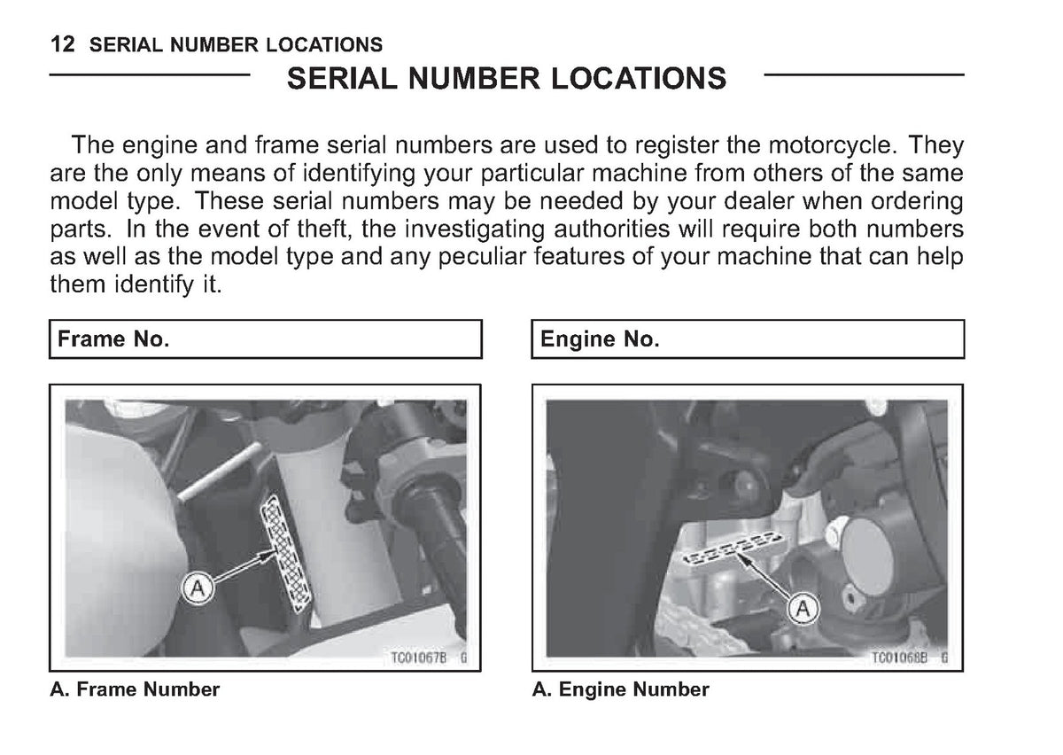 KAWASAKI Ninja ZX-6R Owners Manual 2011 - STEEL WIRE BOUND - PROTECTIVE COVERS