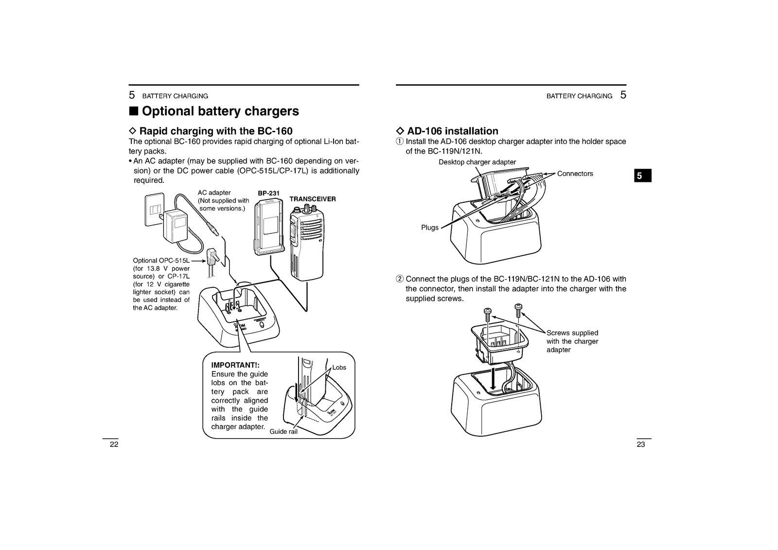 ICOM IC-F14 IC-F24 VHF UHF Transceiver Instruction Manual - WIRE BOUND - COVERS