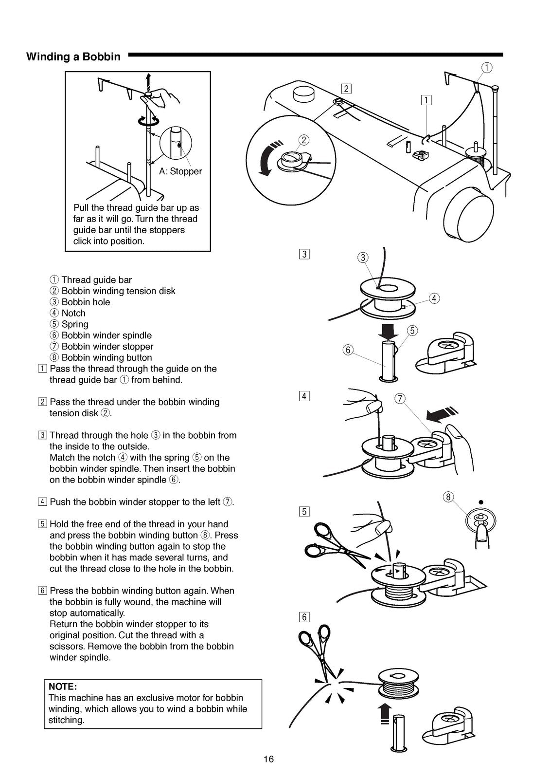 HANDI QUILTER HQ Stitch Model 510 Instruction Manual - WIRE BOUND - COVERS
