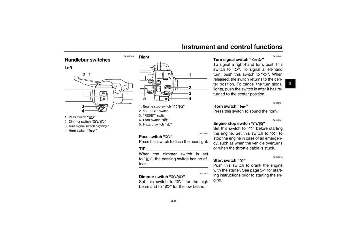 YAMAHA XVS950CU Motorcycle Owners Manual 2016 - STEEL WIRE BOUND - TOUGH COVERS