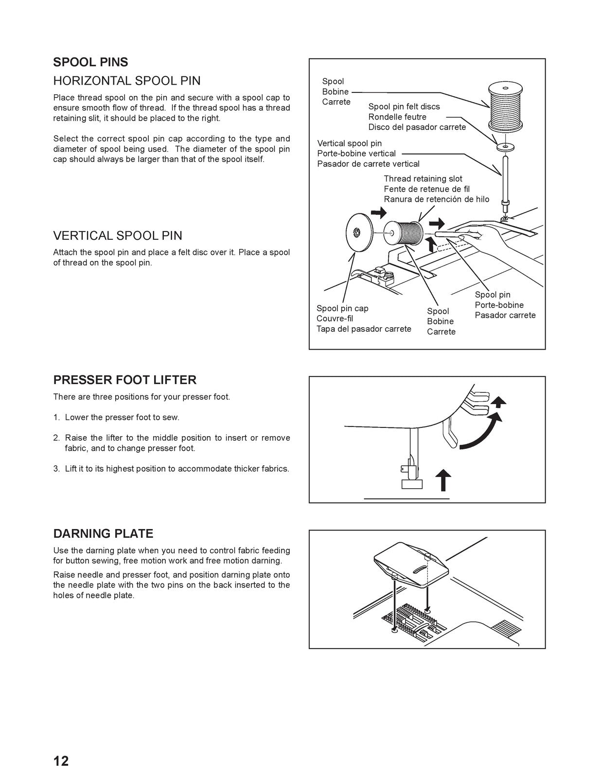 SINGER 7256 Fashion Mate Instruction Manual - STEEL WIRE BOUND - TOUGH COVERS