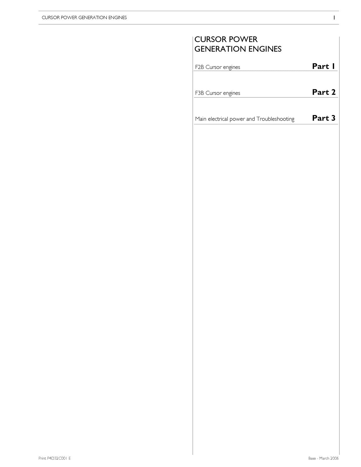 IVECO Cursor 78 Cursor 13 Tier 2 Technical And Repair Manual 2006 - WIRE BOUND