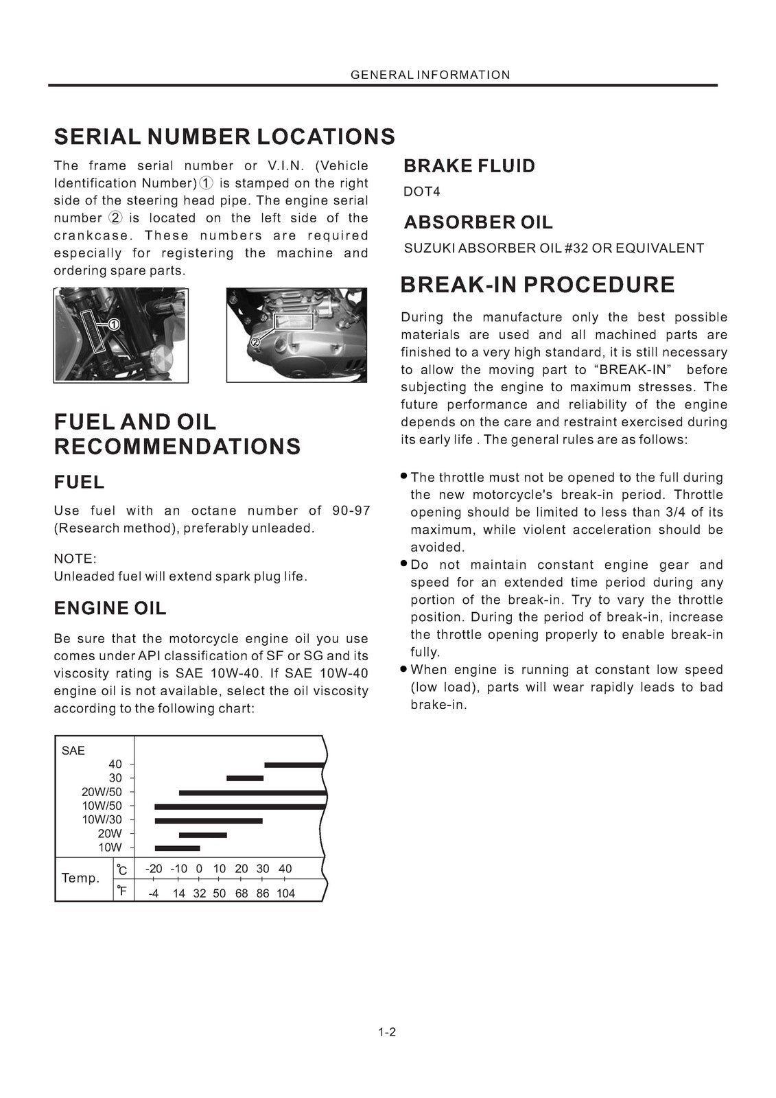 SUZUKI GN125F Service Manual 2014 - STEEL WIRE BOUND - PROTECTIVE COVERS