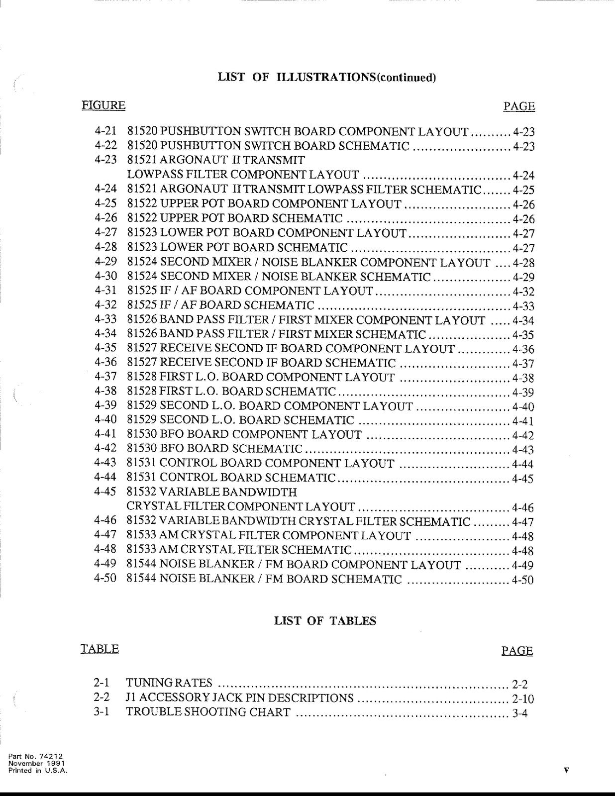 TEN TEC Argonaut II Model 535 Delta II 536 Operators Manual - WIRE BOUND