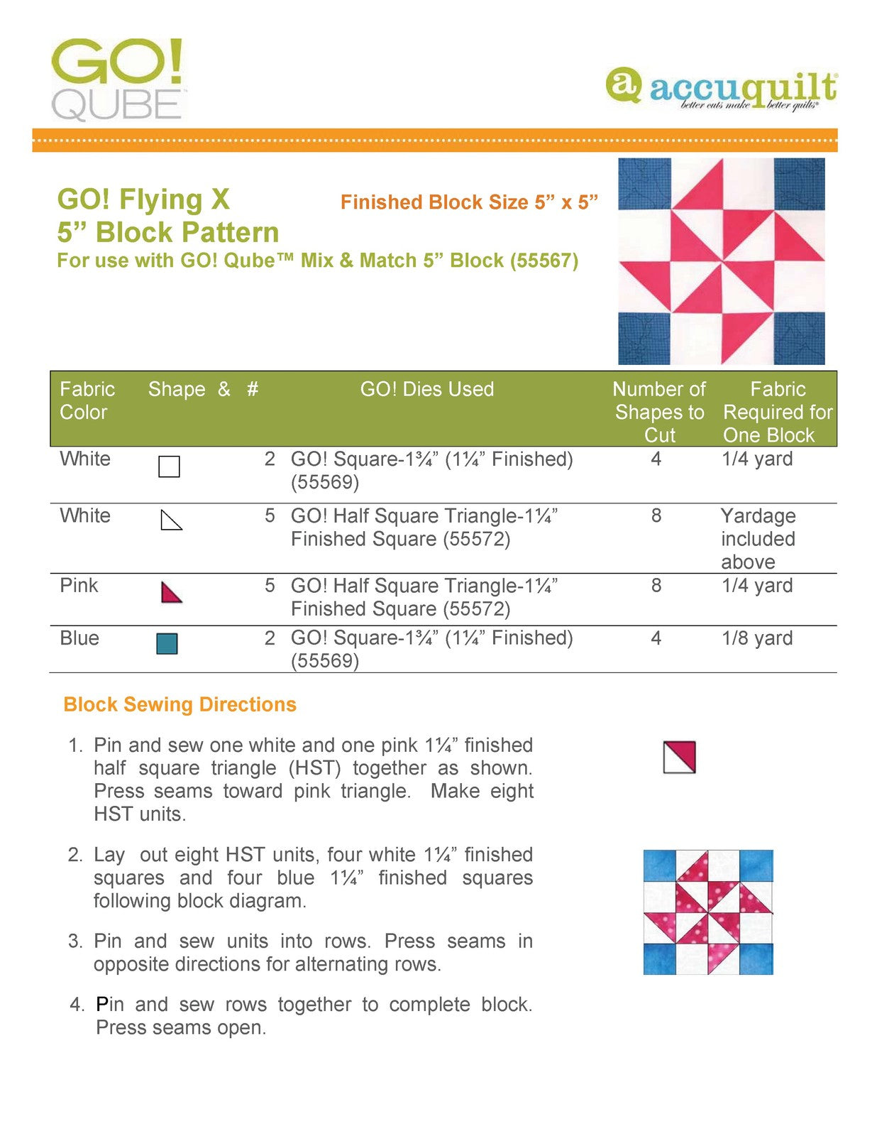 ACCUQUILT Go Qube 5" Blocks - STEEL WIRE BOUND - PROTECTIVE COVERS