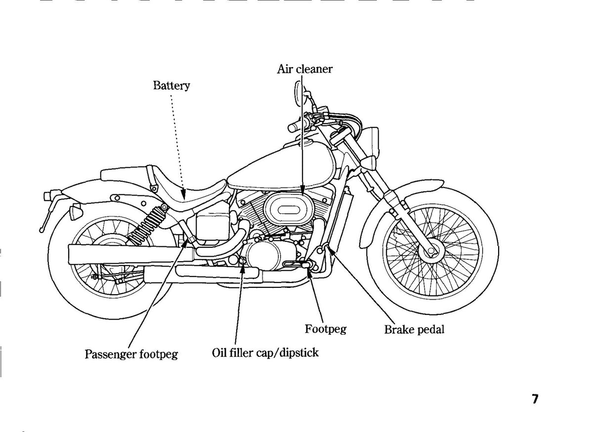 HONDA VT750DC Owners Manual 2000 - BOUND - COVERS - XL FOLDOUT PAGES