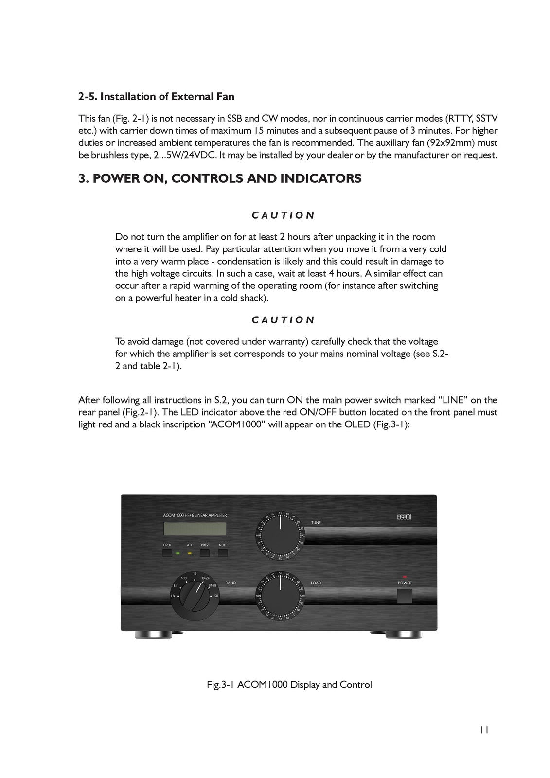 ACOM 1000 Linear Amplifier User Manual 2017 - STEEL WIRE BOUND - TOUGH COVERS
