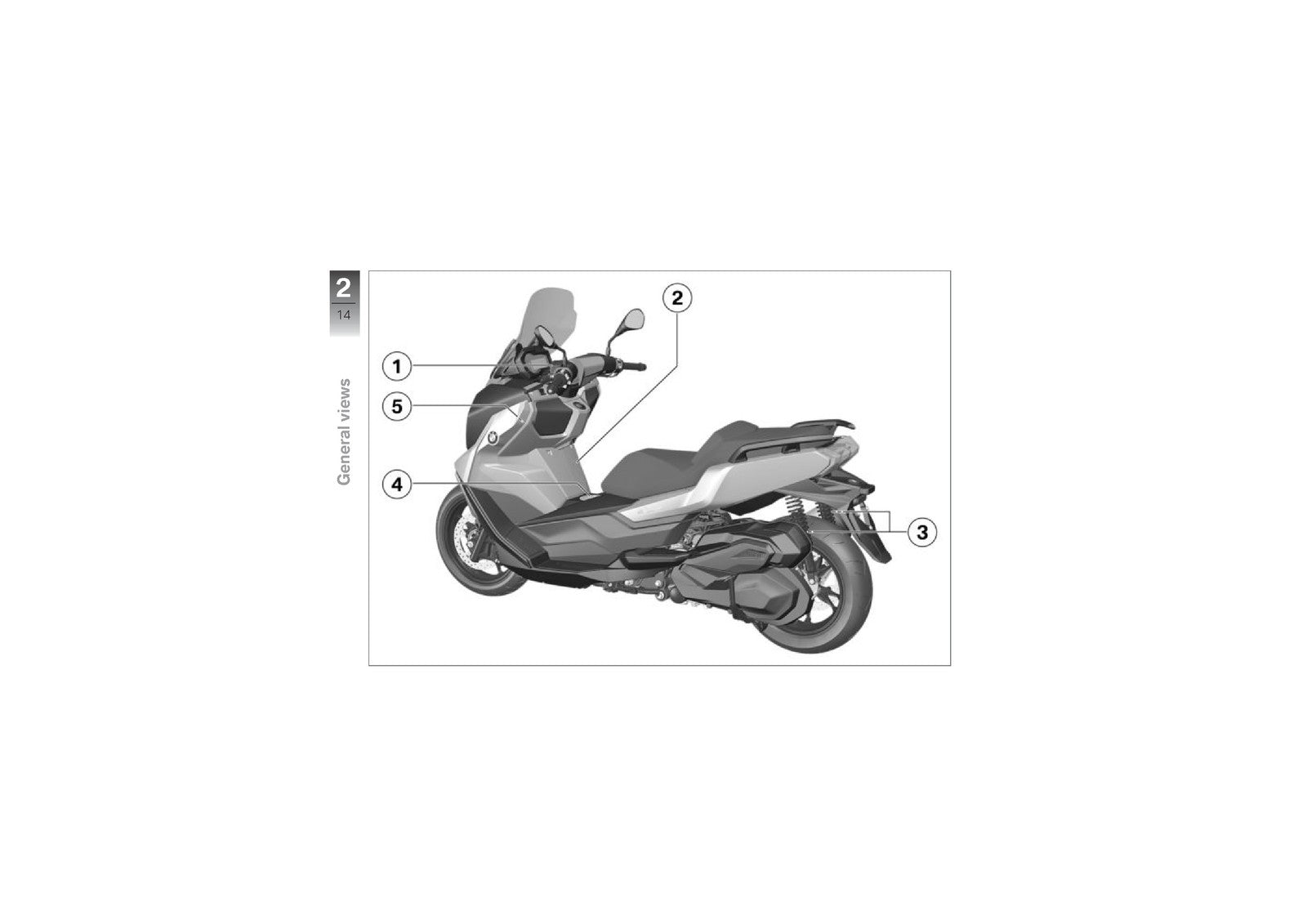 BMW C400 GT Motorcycle Owners Manual 2019 - STEEL WIRE BOUND - PROTECTIVE COVERS