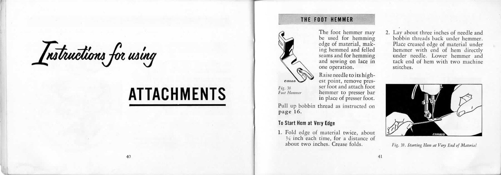 SINGER 15-125 Sewing Machine Instruction Manual 1956 - WIRE BOUND - TOUGH COVERS