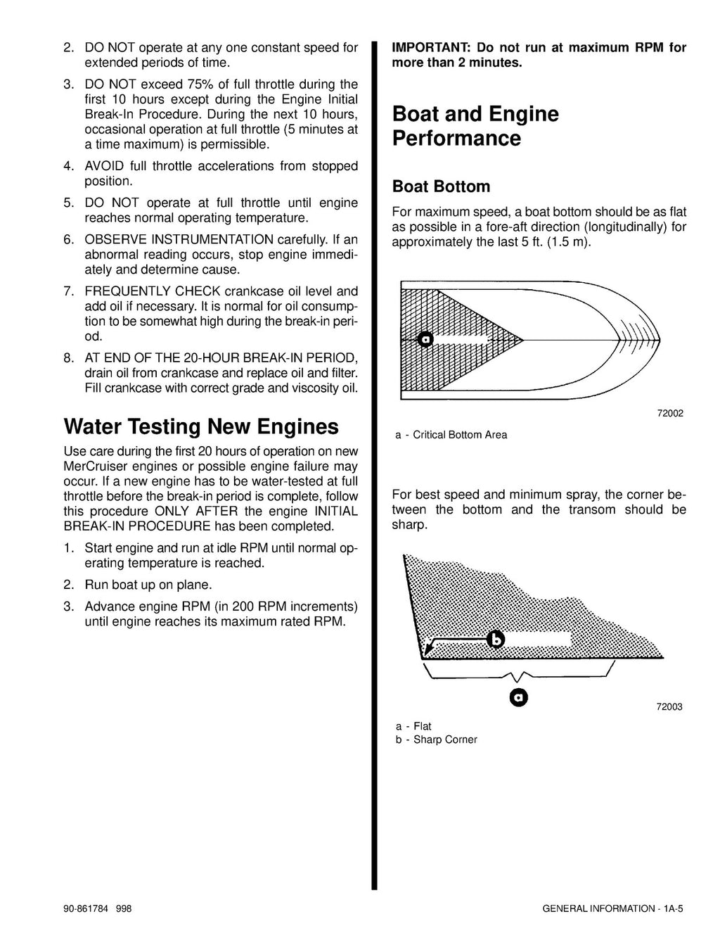MERCURY MERCRUISER NO 27 MARINE ENGINES V8 DIESEL D73L D-TRONIC SERVICE MANUAL