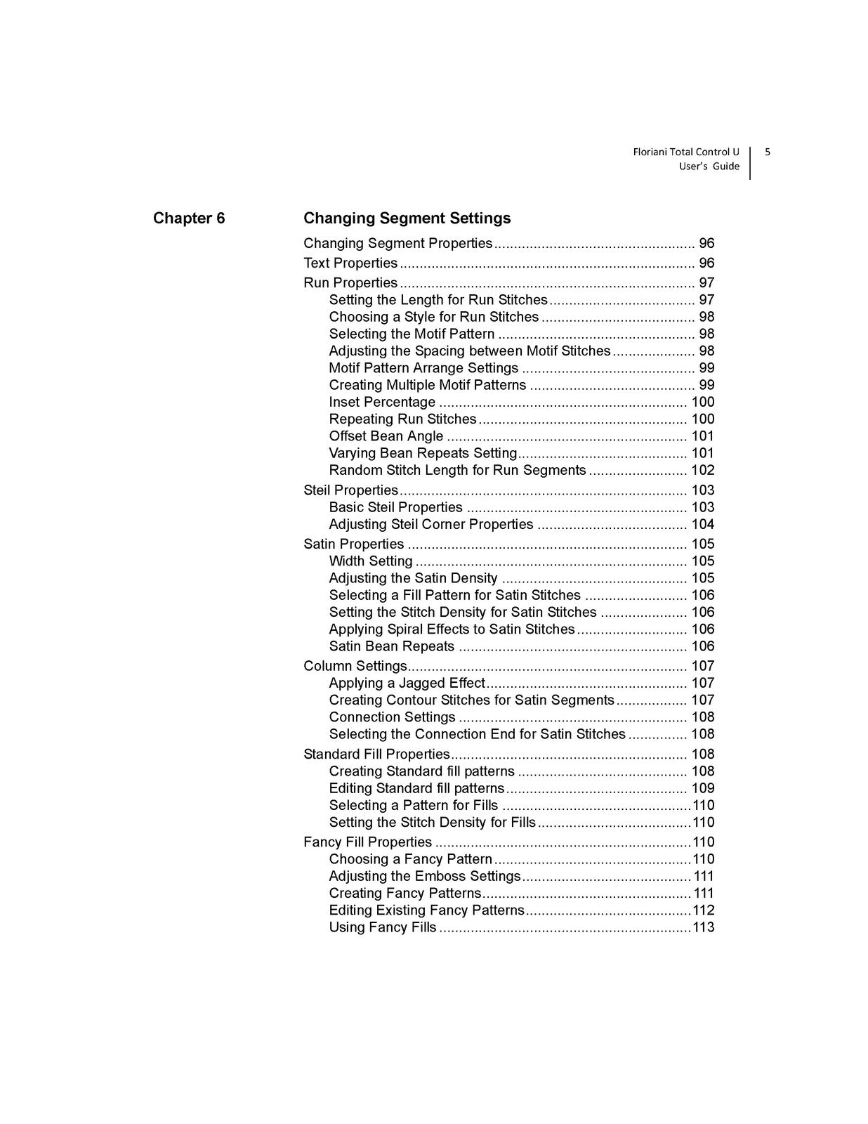 FLORIANI Total Control U Embroidery Software Users Guide 2021 - WIRE BOUND
