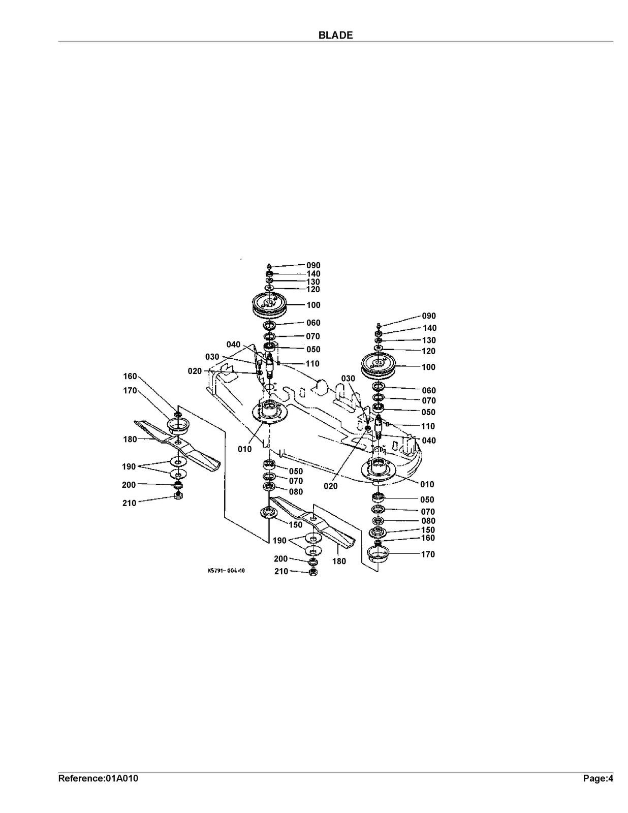 KUBOTA RC72-30B Parts Manual - STEEL WIRE BOUND - PROTECTIVE COVERS