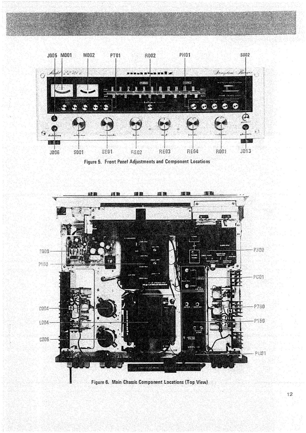 MARANTZ 2250B Stereophonic Receiver Service Manual - BOUND - COVERS - FOLDOUTS