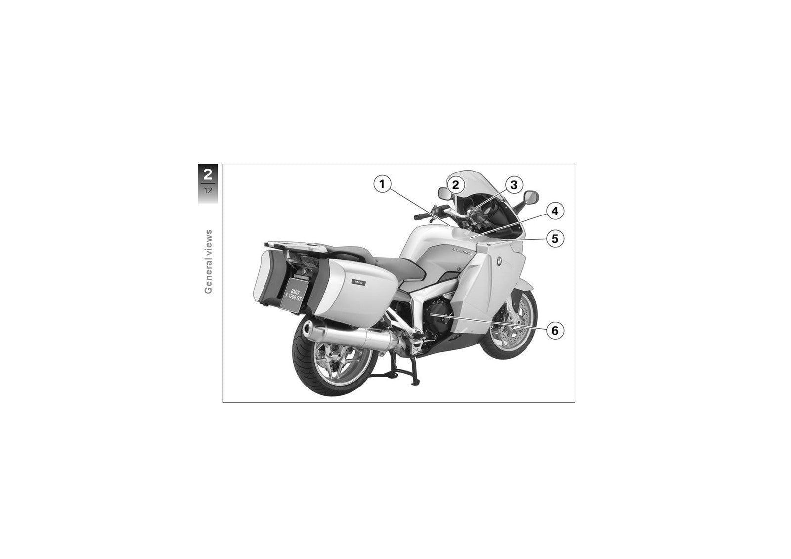 BMW K1200GT Riders Manual - STEEL WIRE BOUND - PROTECTIVE COVERS
